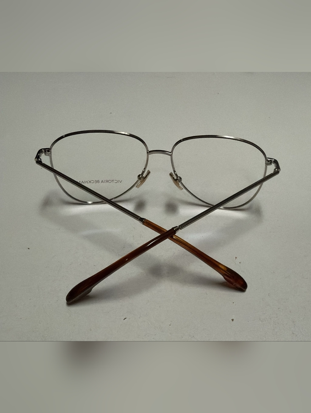 NWT, Victoria Beckham VB2116, Silver ,Metal Eyeglasses, Size57X14X140 - Picture 6 of 8